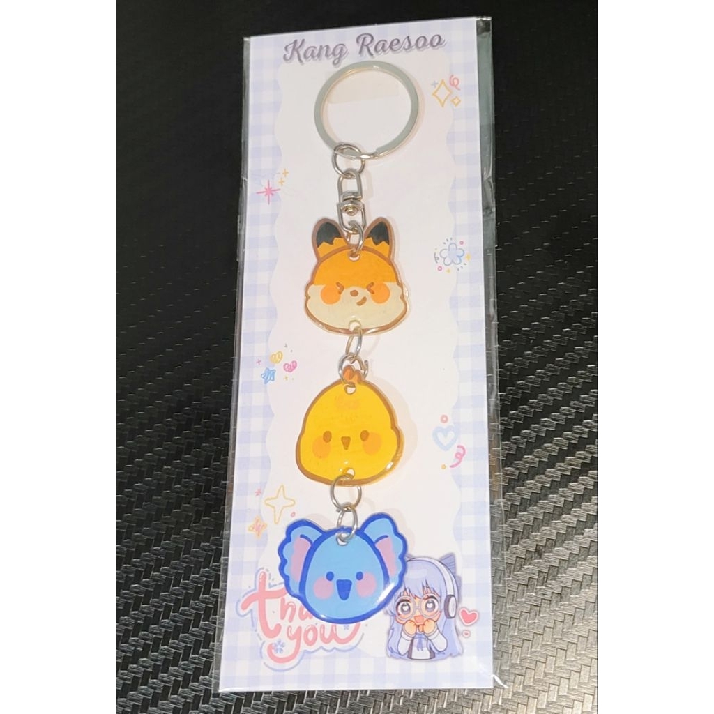 Shrink Paper Keychain