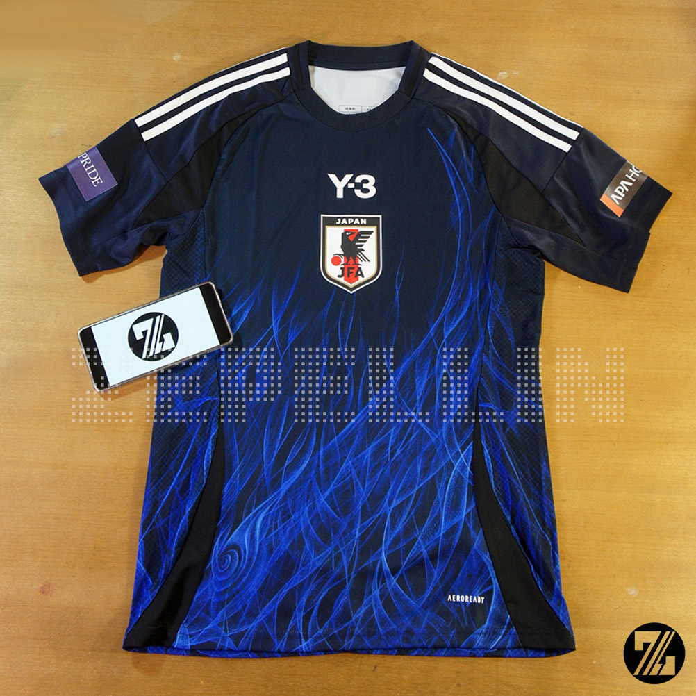 BAJU / KAOS TSHIRT ADIDAS ( TIMNAS JEPANG ) JAPAN X Y-3 2024 HOME JERSEY FULL PATCH