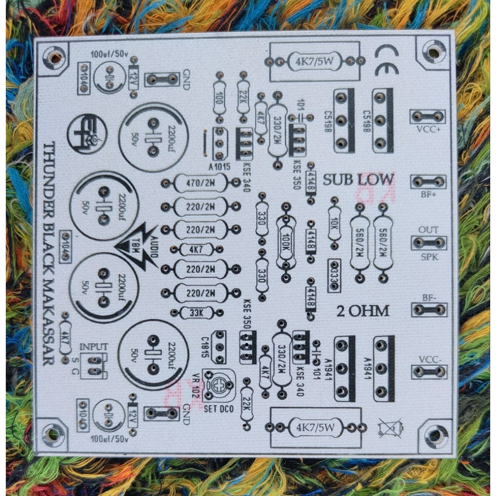 PCB tbm 2 ohm SubLow lowsub