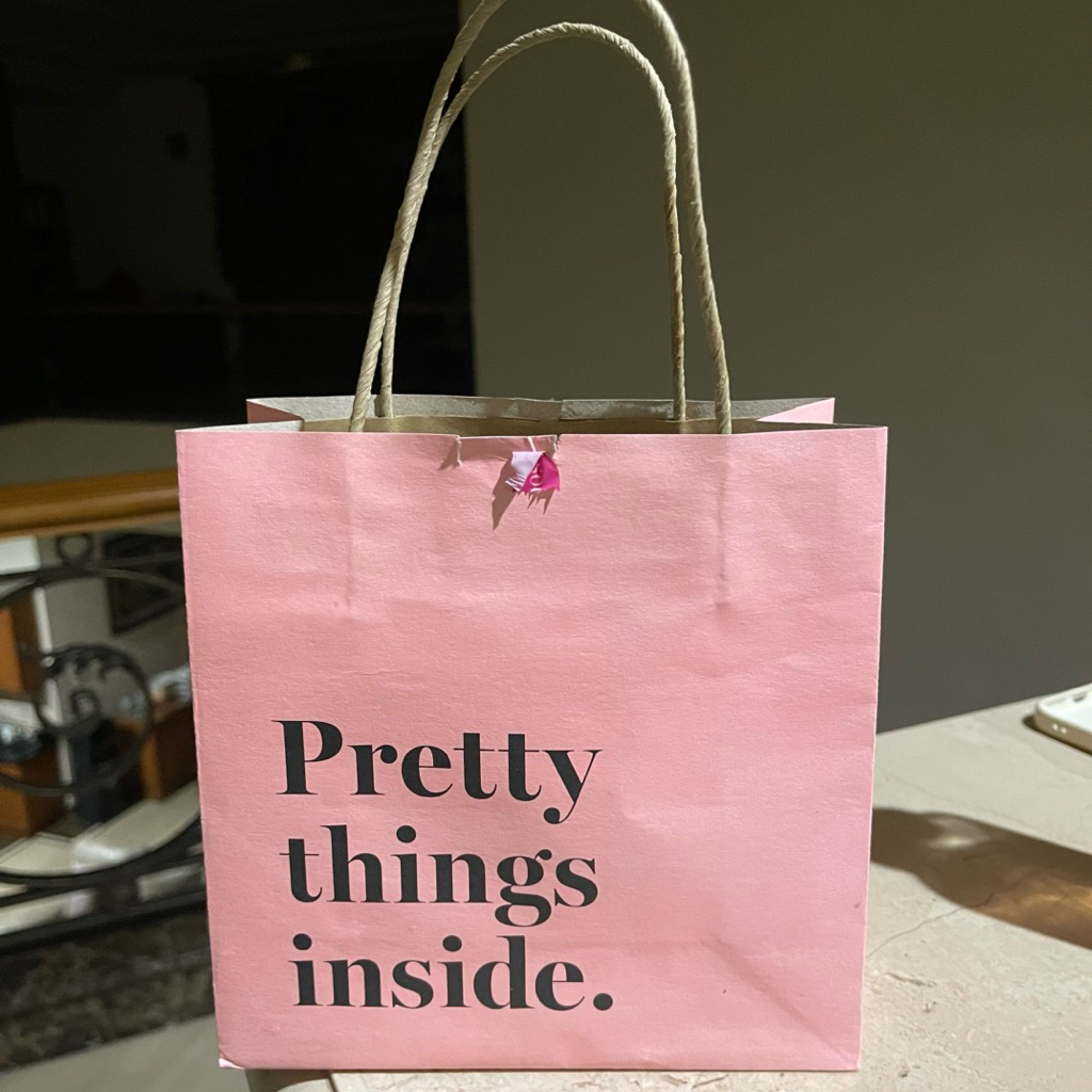 [READY SIAP KIRIM] PAPERBAG SOCIOLLA MINI PINK ORI