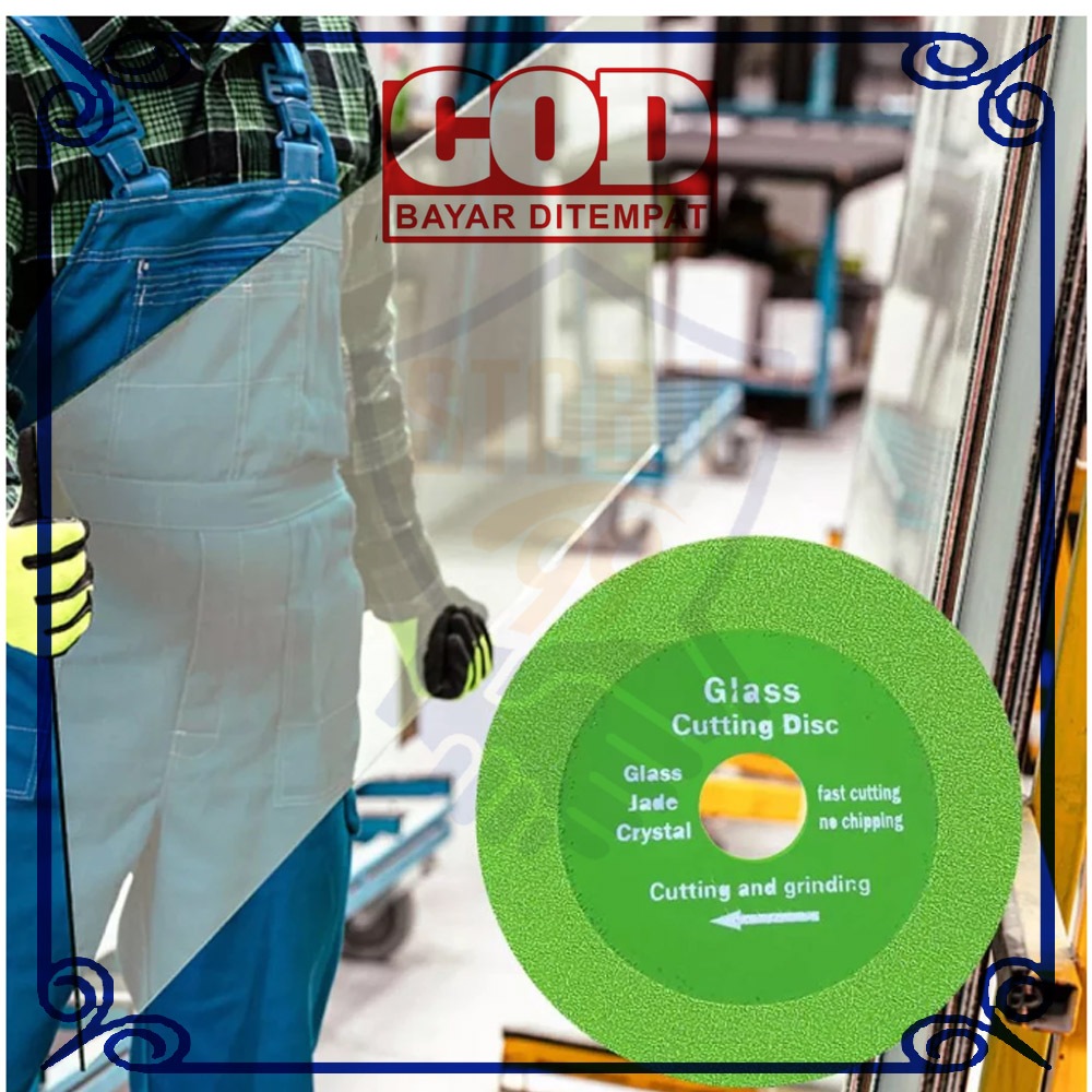 Mata Gerinda Potong Kaca Akuarium Pemotong Kaca  Poles Amplas Cermin Circular Ultrahin Botol Beling