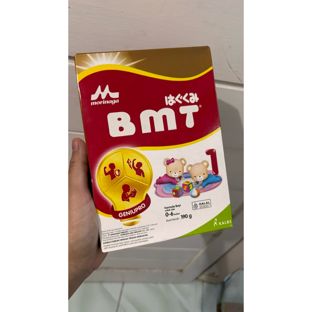 Susu Formula Morinaga BMT Gold 200 gr untuk Bayi Usia 0-6 Bulan, Dukung Tumbuh Kembang Optimal