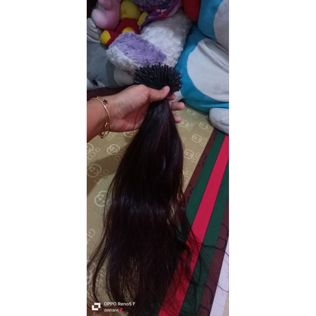 preloved hair extension rambut asli 200 helai