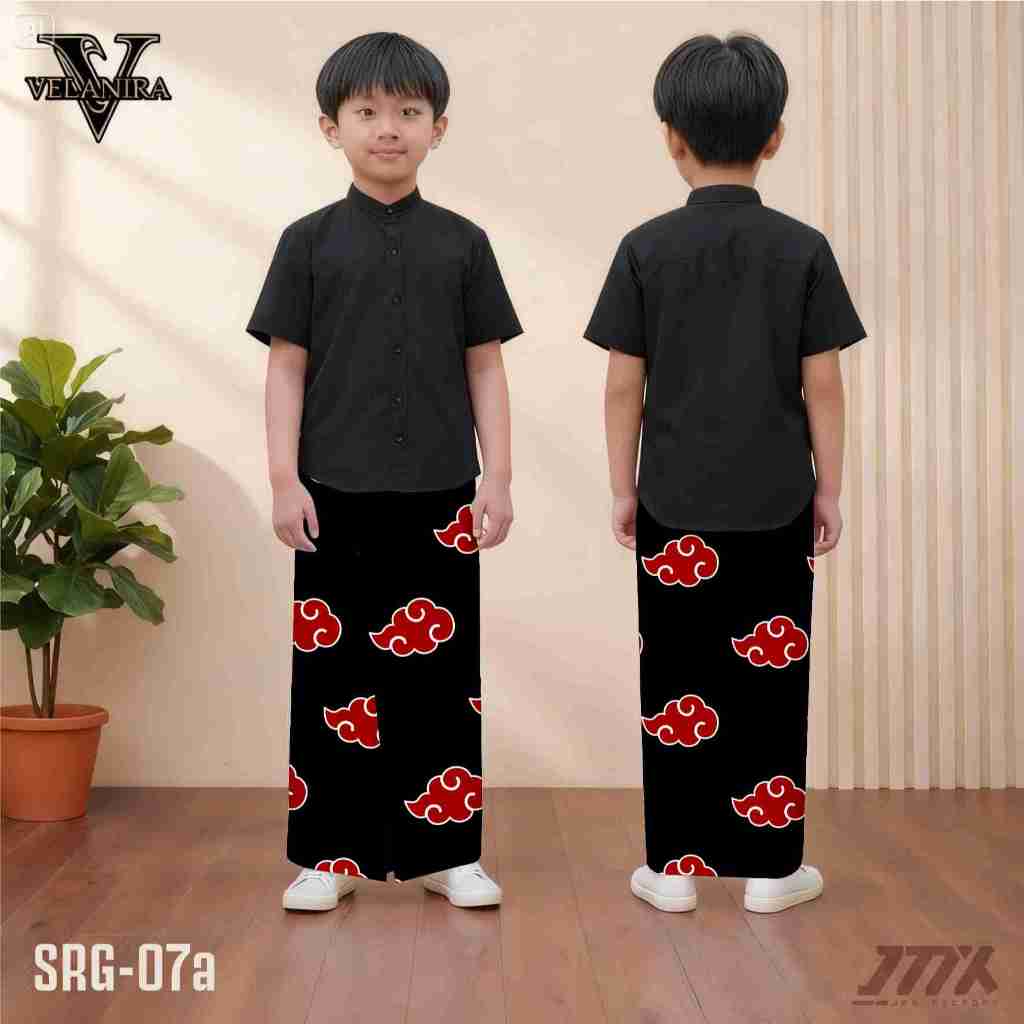 sarung instan akatsuki laki laki sarung motif akatsuki printing anak srg 07a