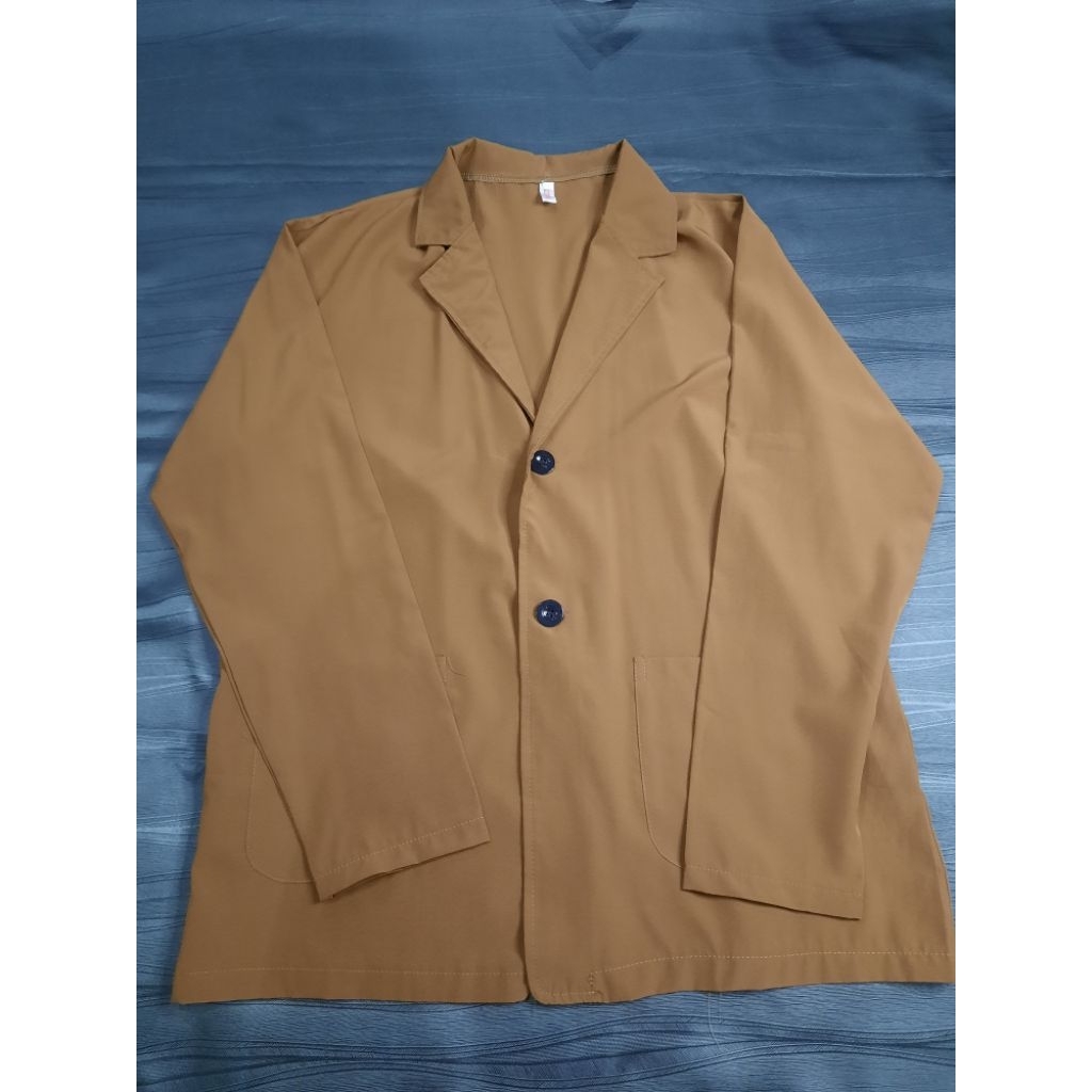 Blazer kantor blazer kerja modern blezer cokelat blazer wanita all size