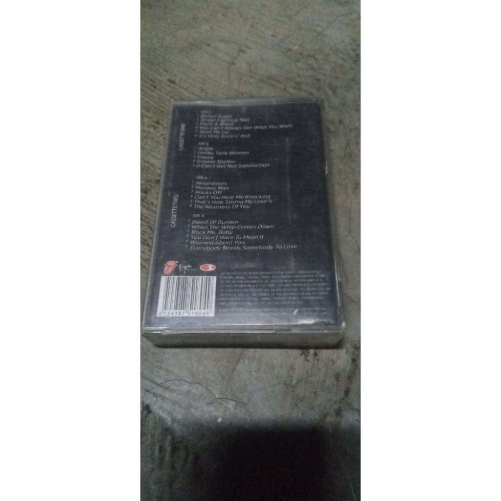 kaset pita Rolling stone album live licks 1