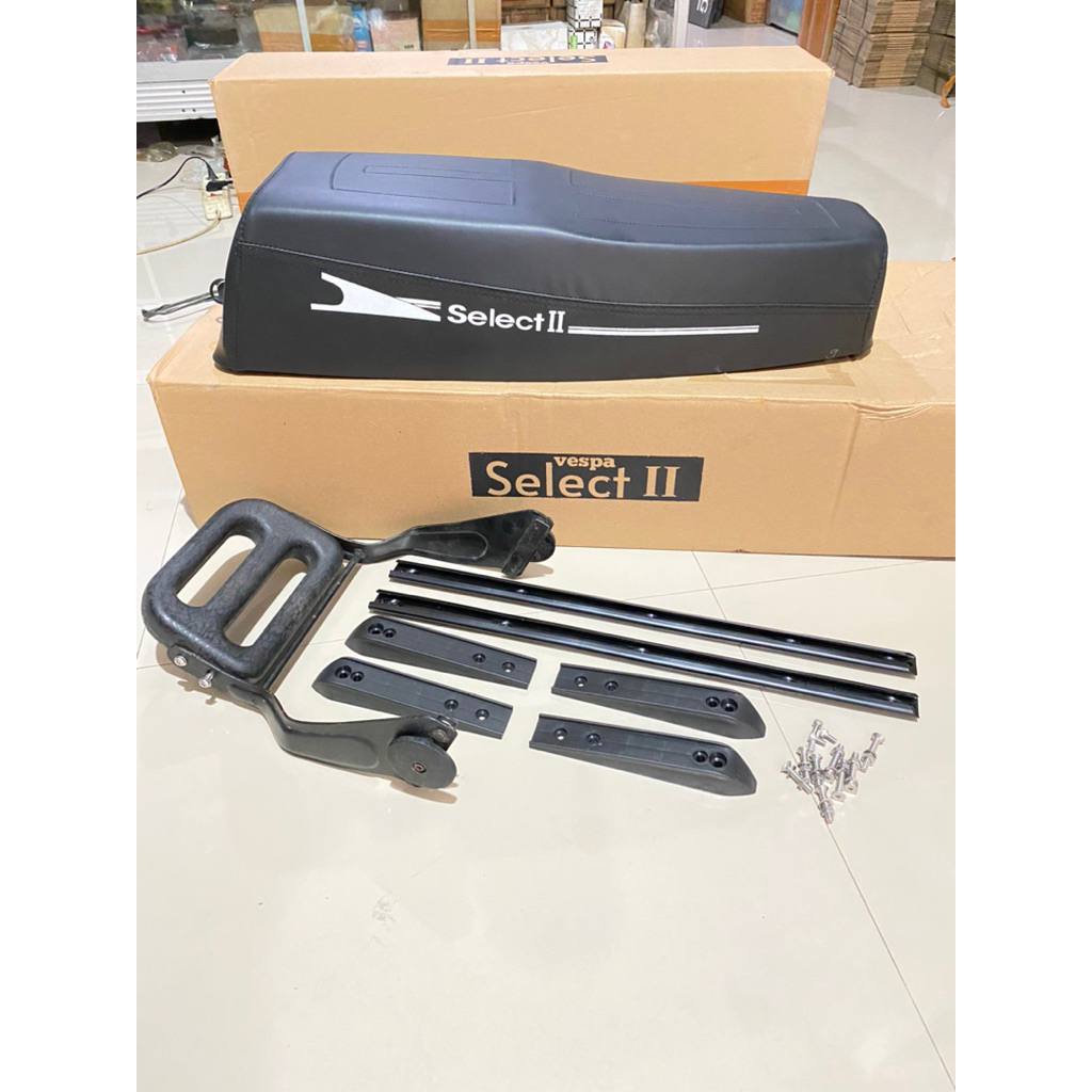 jok select 2 set senderan original vespa excel / variasi jok vespa excel