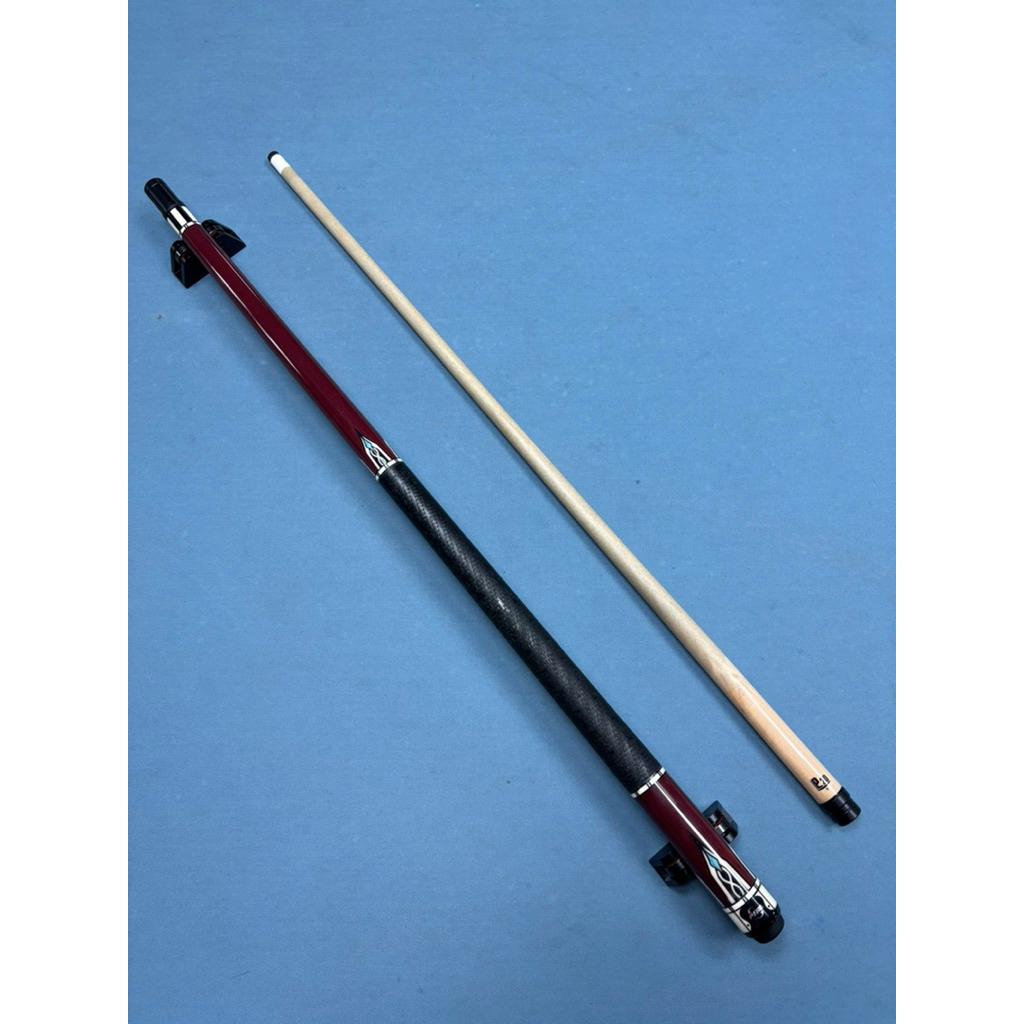 (Second) Stik Billiard Peri 12.5mm V30-05 Low Deflection Inlay Mewah Purpleheart + P20s Shaft