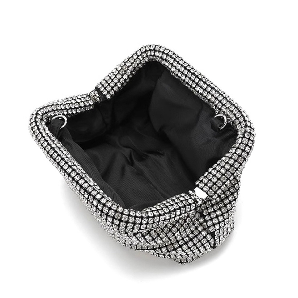 kualitas super clutch pesta diamond bag julius premium handbag wanita dinner party bag j057