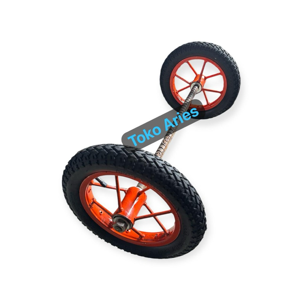 Roda gerobak ukuran velg Sepeda 12 - 1 Set