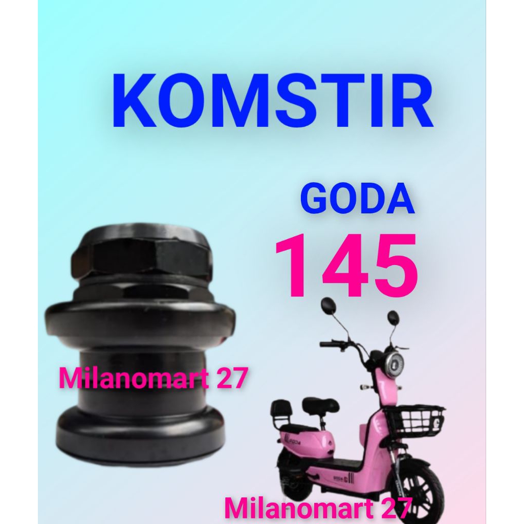 komstir sepeda listrik goda 145 kones headset komfork sepeda listrik goda 145