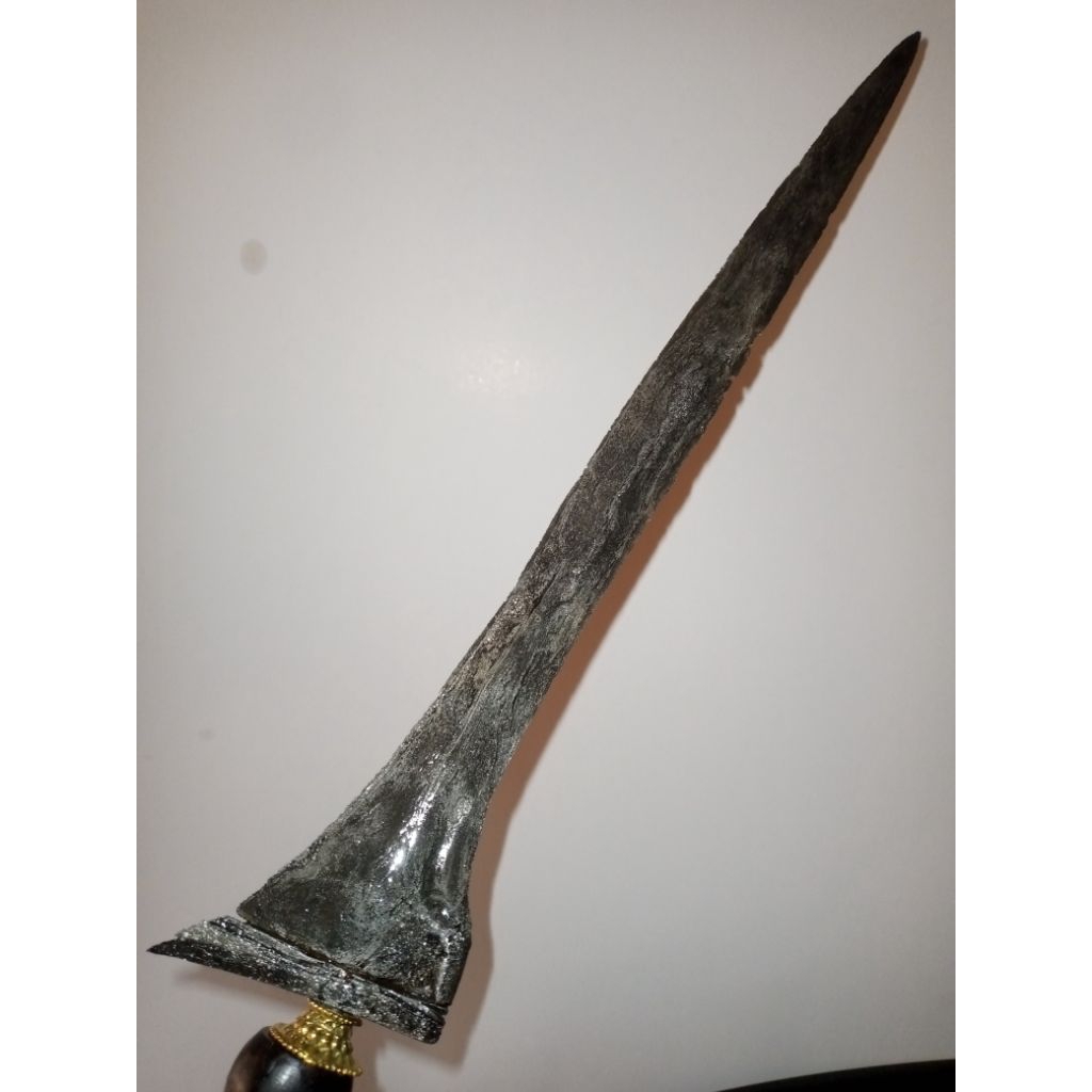 Keris Tilam Upih Pamor Kombinasi Miring & Mlumah (sepuh)