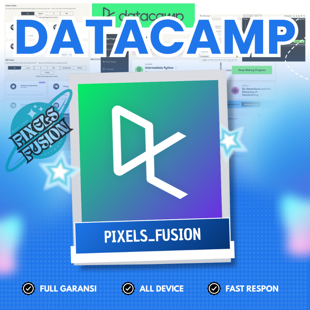 [1 BULAN] DATACAMP PREMIUM | FULL GARANSI