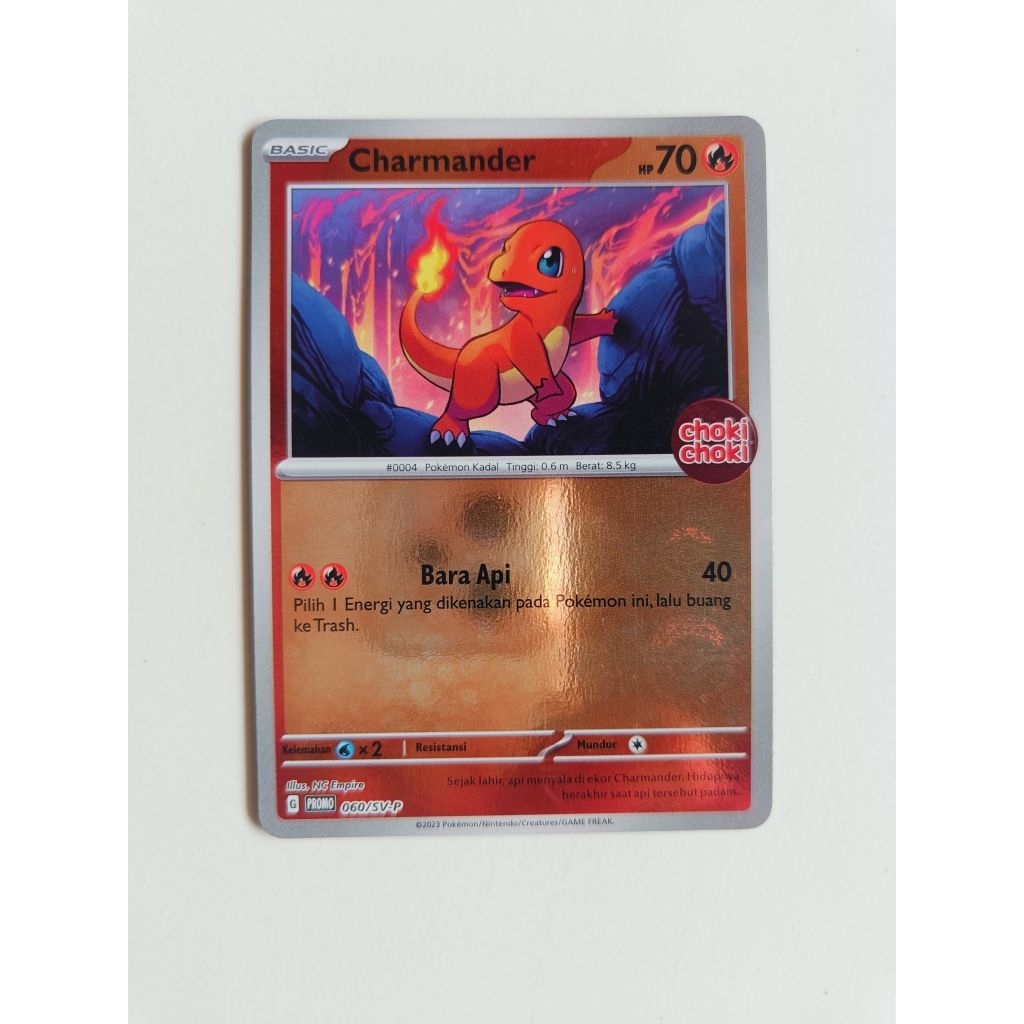 Kartu Pokemon Charmander Chokichoki