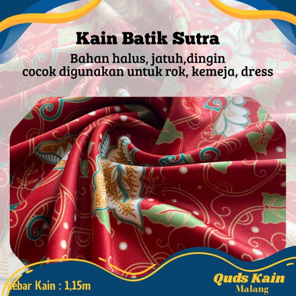 Kain Batik Silk | Kain Batik Sutra Motif 35