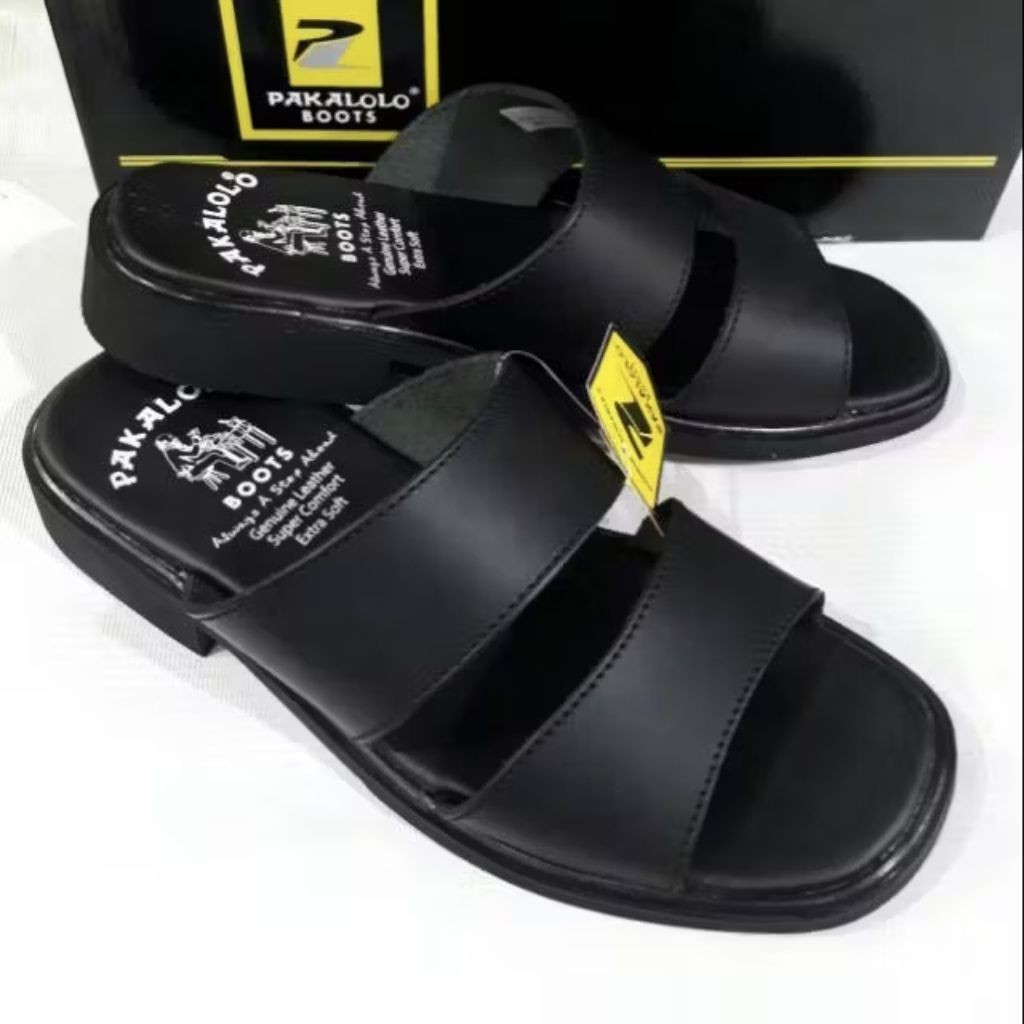 DISKON SANDAL KULIT PRIA PAKALOLO 1913 BOOTS TERBARU&TERMURAH 100 PREMIUM