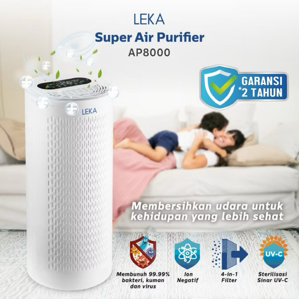 LEKA AIR PURIFIER AP8000 PENYEDOT UDARA RUANGAN