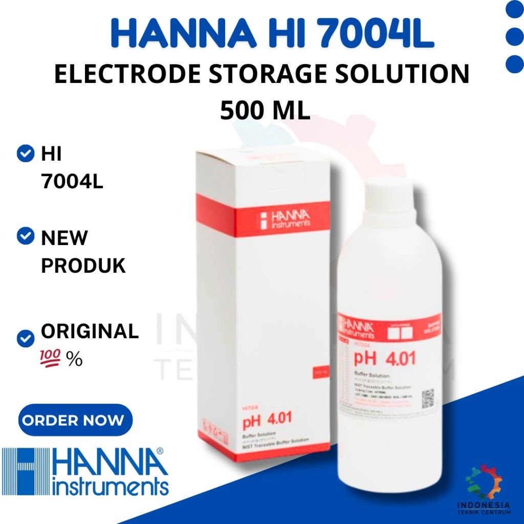 Buffer Solution HANNA HI 7004 L - 500 ml - PH 4.01