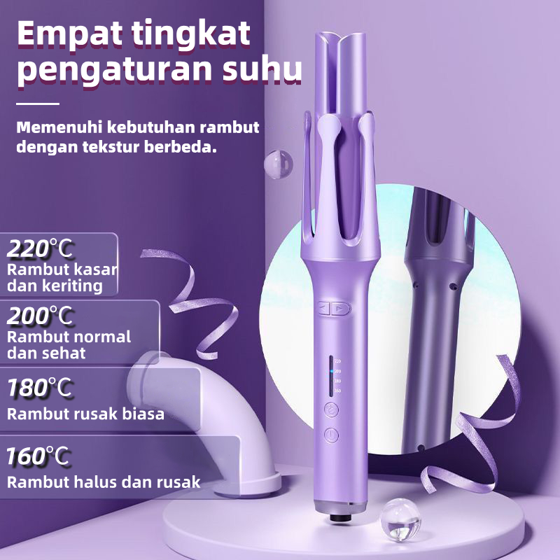 Catokan Rambut Otomatis Pengeriting Rambut Catokan 32mm Curly Tahan Lama Keriting Catok Alat