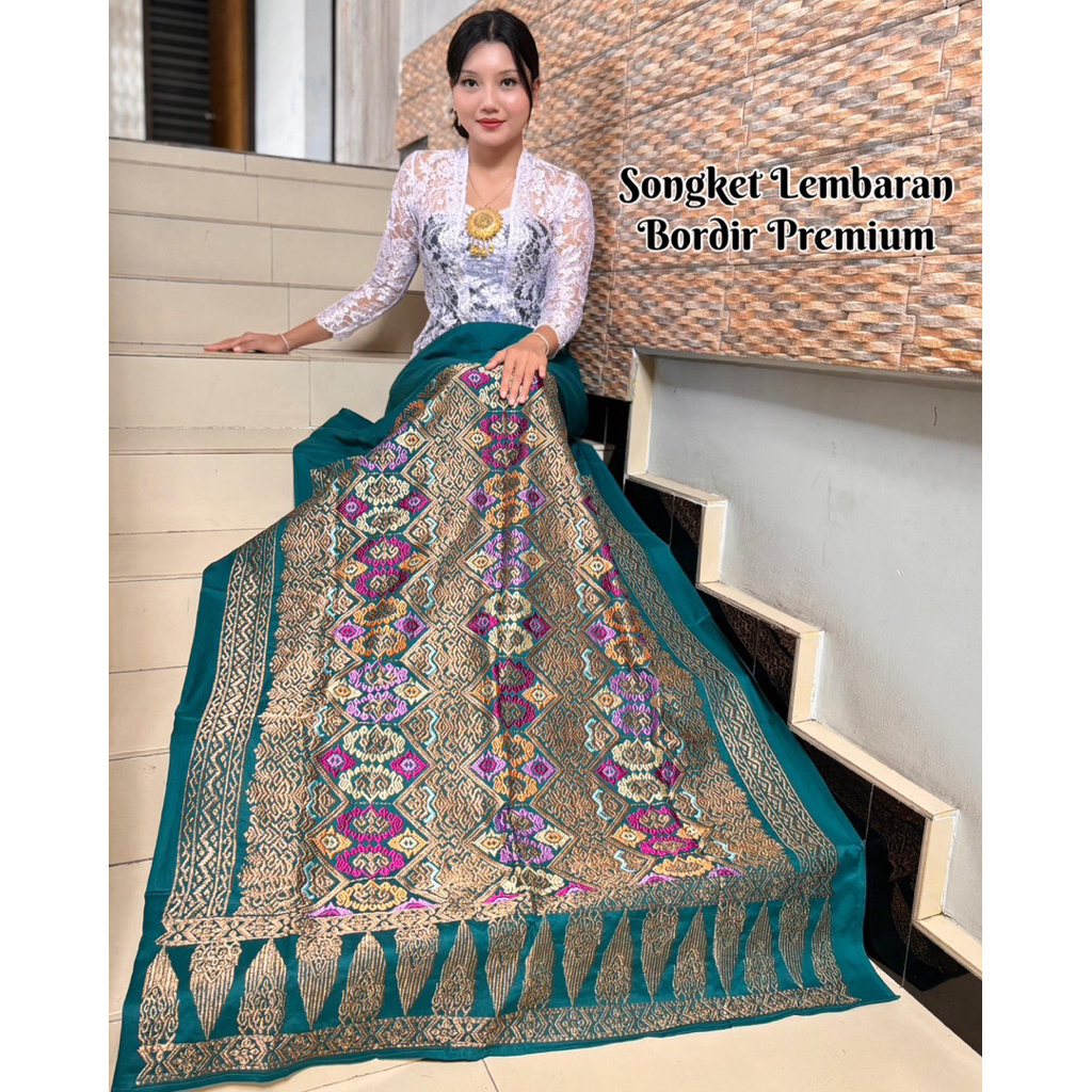 kamen lembaran bordiran / kamen bordir / kamen bordiran new / bordiran premium