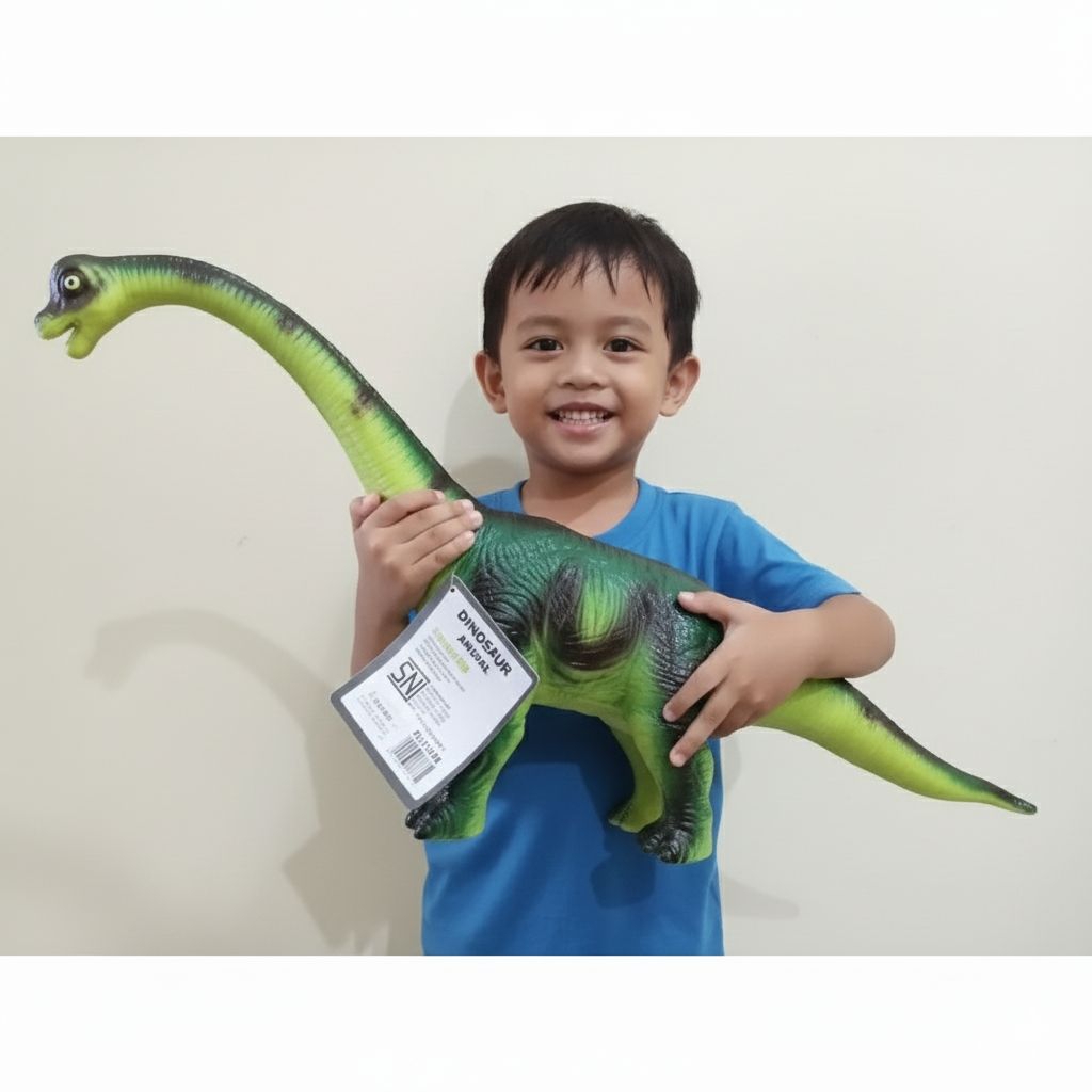 Mainan Dinosaurus Karet Jumbo Dengan Suara