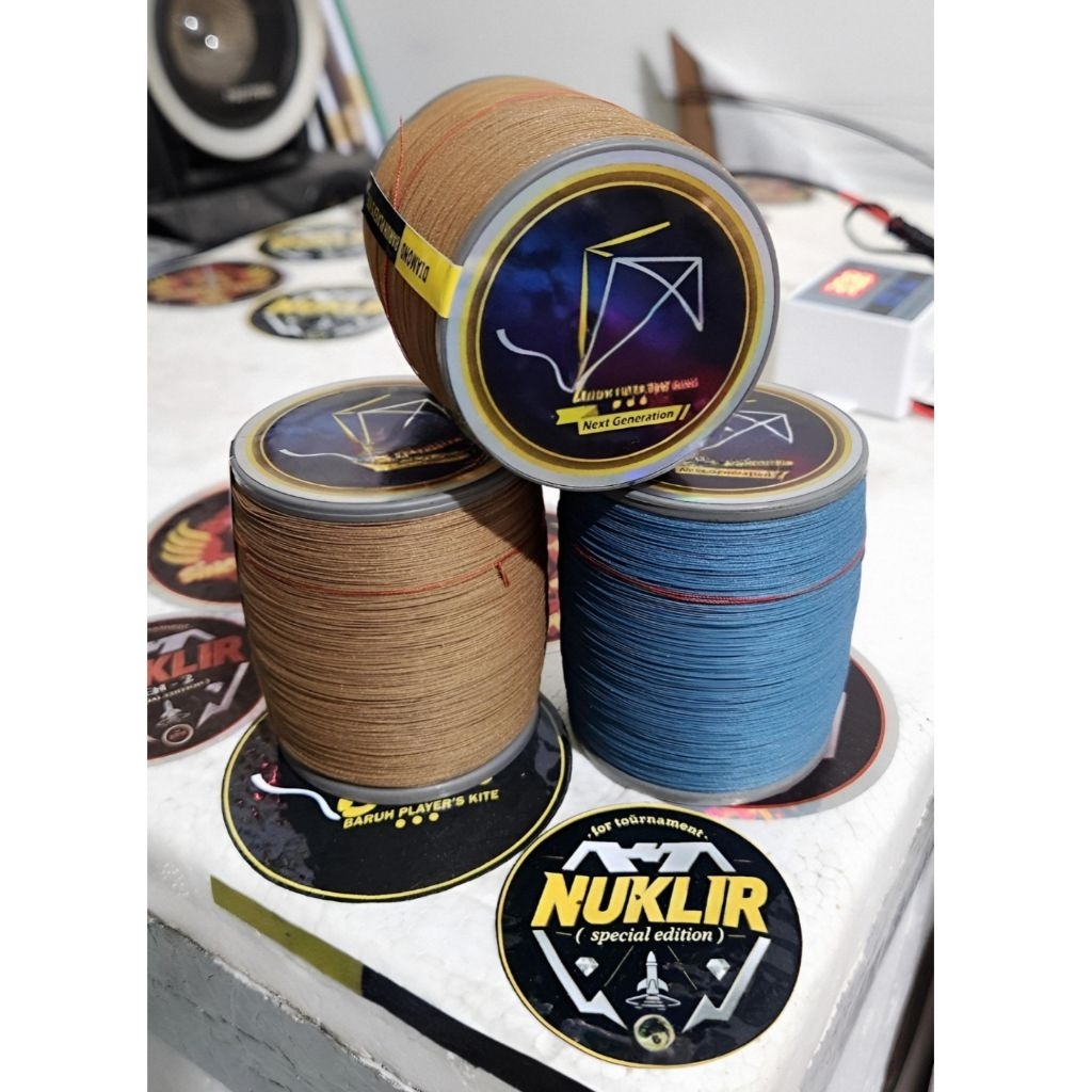 senar gelasan tajam bahan N66 premium ukuran 022 layangan benang panjang 2000 yard