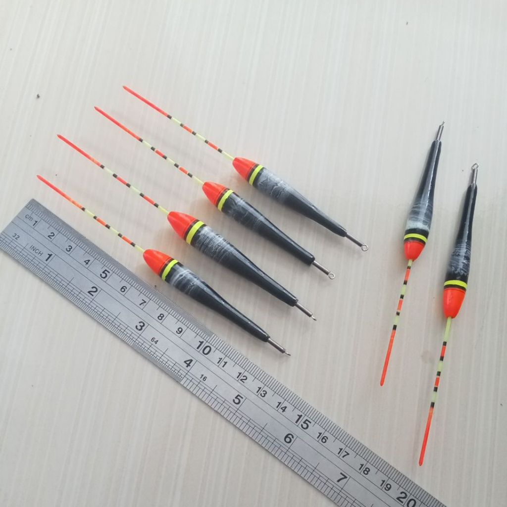 Pelampung Pancing kleman fiber batik panjang 13 cm