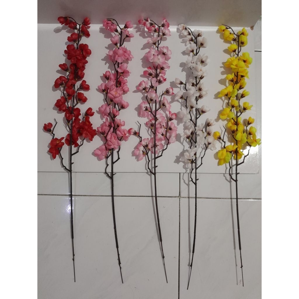 bunga mei hua tangkai bunga sakura tangkai