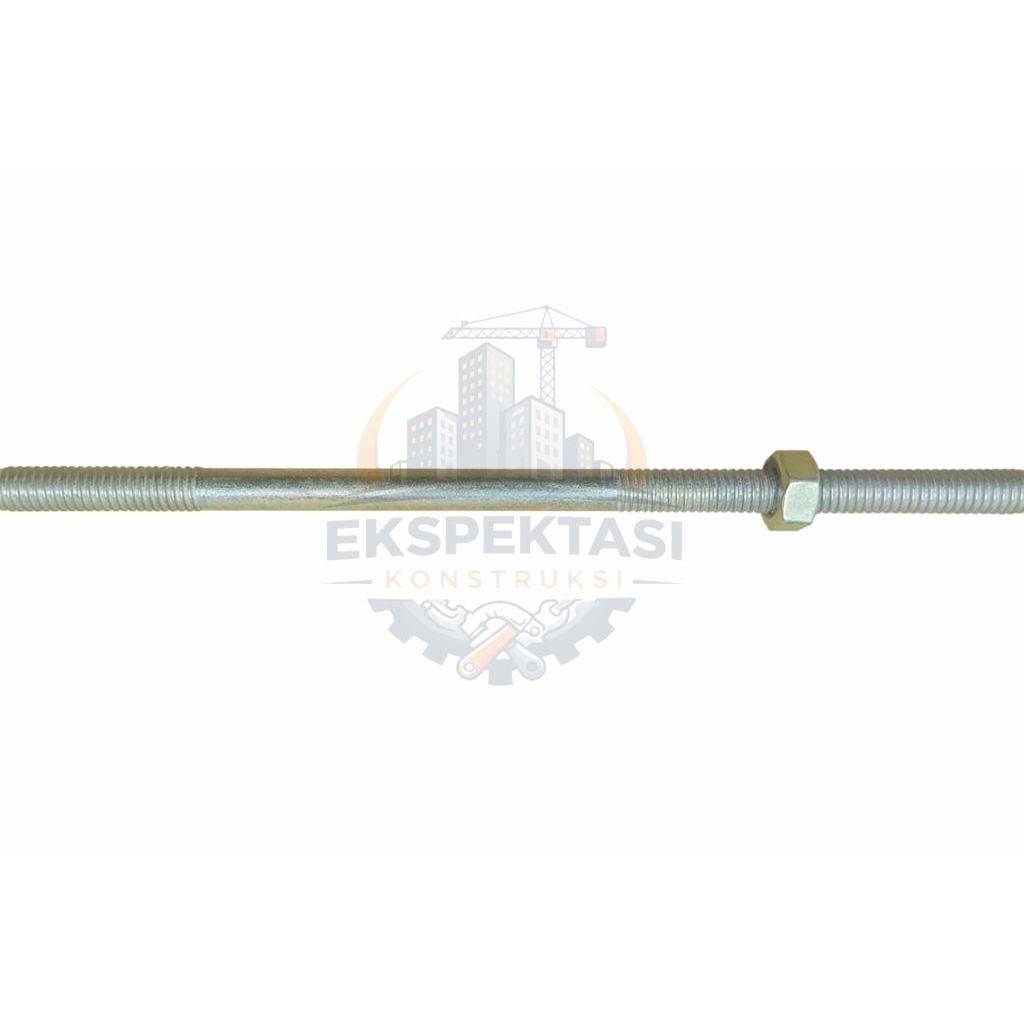 Form Tie 1/2” x 250 mm + Mur Bekisting kolom Beton