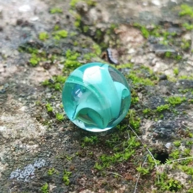 Kelereng balap super hijau berlian bb6 uk 12,8