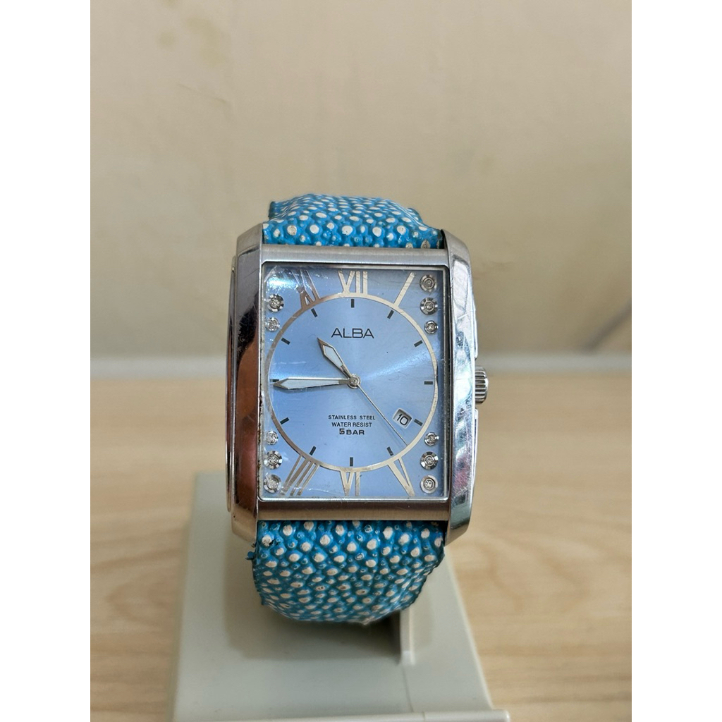 Preloved Jam Tangan Alba Ori || Kulit Asli || Water Resistant