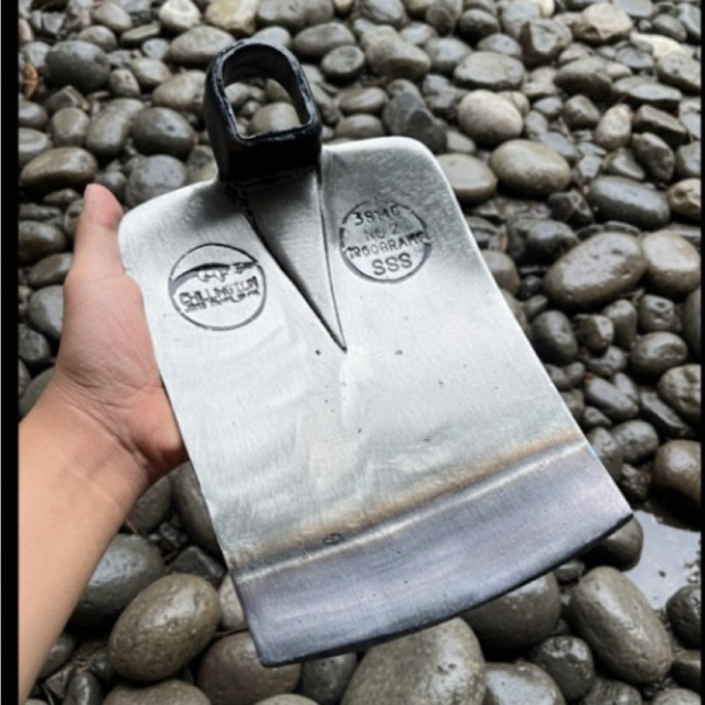 Cangkul cap crocodille sepuh cangkul sawah anti gompal cangkul buaya original finising halus cangkul