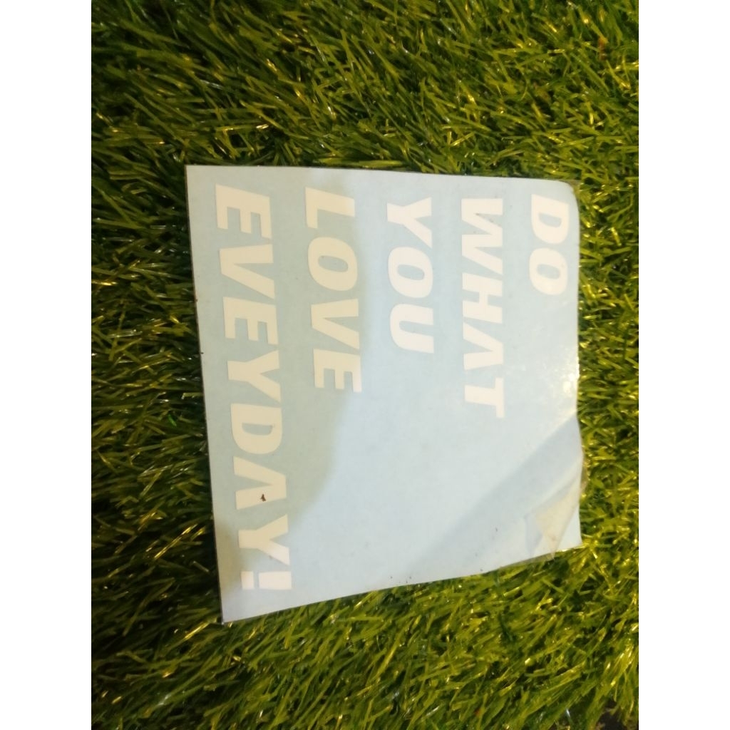 stiker cutting do what you love