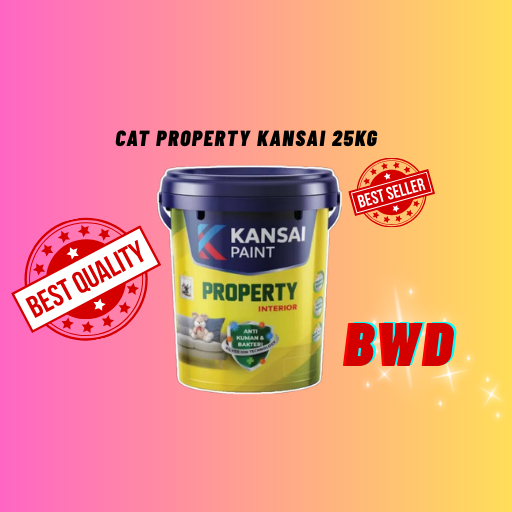 CAT TEMBOK KANSAI PAINT PROPERTY INTERIOR 25KG CAT TEMBOK PROPERTY 25 KG KANSAI