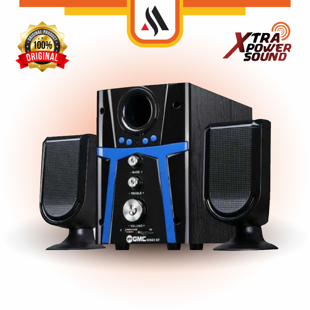Speaker Bluetooth GMC 888D3 BT - Extra Boost Edition - Speaker Aktif Bluetooth GMC 888D3 BT