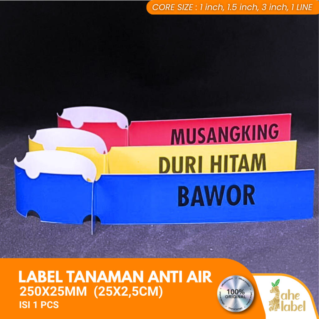 LABEL TANAMAN ANTI AIR LABEL PENANDA TANAMAN DURIAN