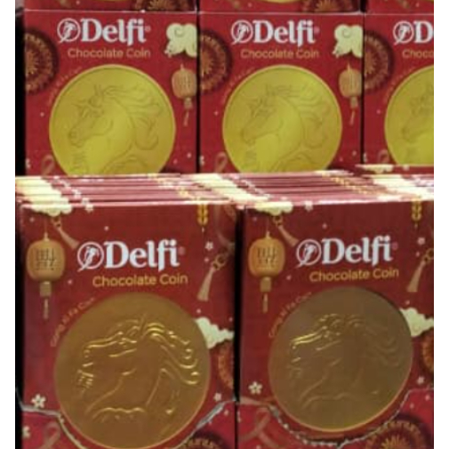 READY COKELAT DELFI KOIN KUDA HORSE CNY COKLAT HAMPERS IMLEK 2026 DEKORASI AKSESORIES BINGKISAN