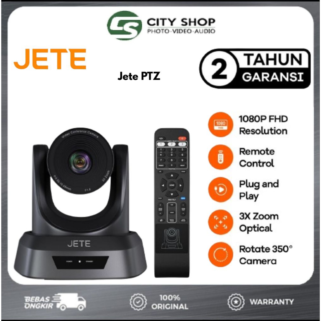 Jete PTZ Video Conference Camera 3x Zoom