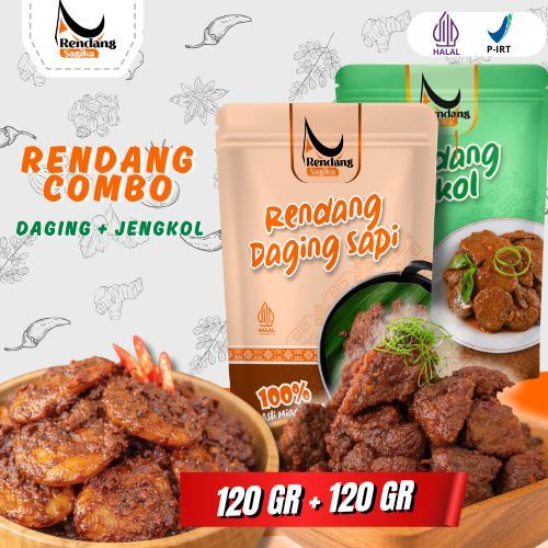 RENDANG SAGIKA - Rendang Daging Sapi & Rendang Jengkol Rendang Kemasan asli Padang