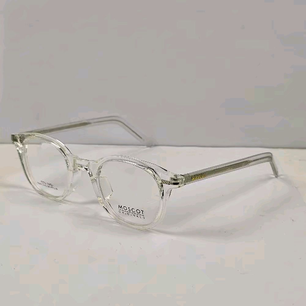 Moscot Kotak Frame Kacamata Pria Wanita Moscot Kotak 78006 Clear Transparan Bisa Lensa Blueray Photo