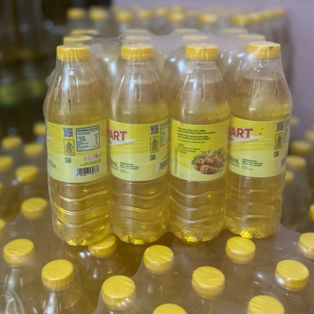 Minyak Goreng Hemart botol 500ml isi 12pcs/karton