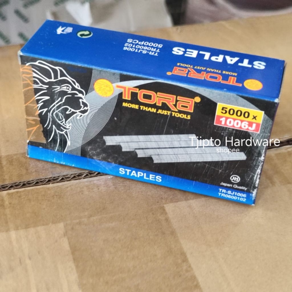 Isi Staples U-1006J Refill 1006 J Stapler Tembakan Tangan 5000pcs