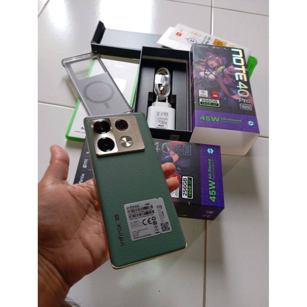 infinix note 40 pro 5g ram 8/256 seken like new