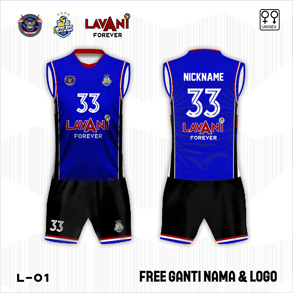 Setelan Jersey Voli proliga baju volleyball LavAni kaos volley ball singlet