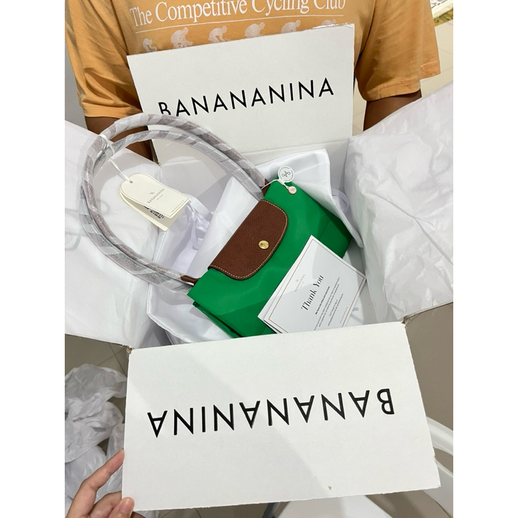 NEW LONGCHAMP Le Pliage Original Medium LH Green