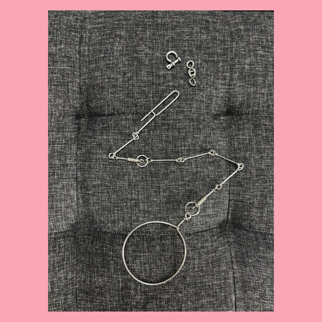 R06 Rantai Rante Burung Kakatua Jambul Kuning African Grey Galah