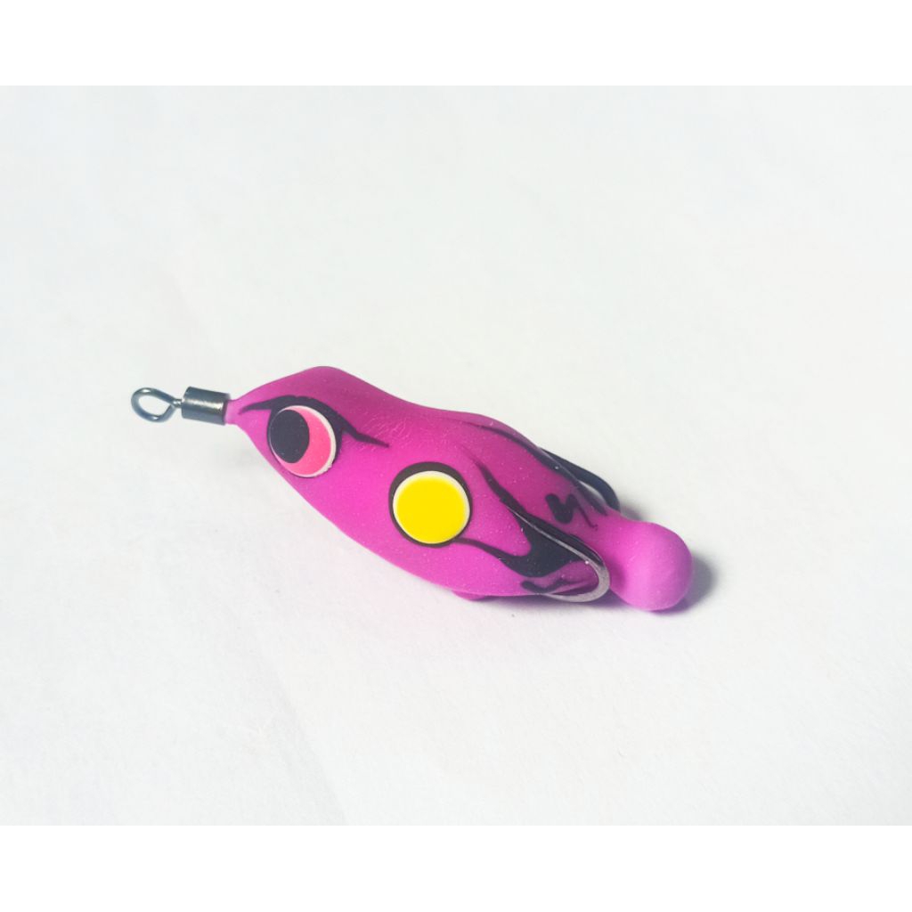 Soft Frog Killer "Geol Petir" umpan gabus/toman umpan casting  anti Mocel uk 3,5cm