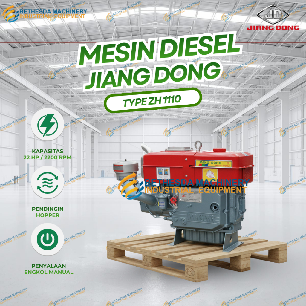 Mesin Diesel penggerak Jiangdong ZH 1110 22 HP / 22 PK Jiang dong ZH 1110 N