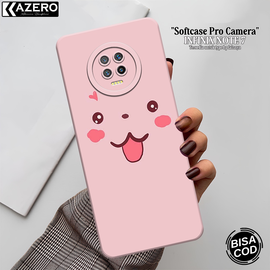 Softcase Hp INFINIX NOTE 7 Terbaru Fashion Case Kartun Case INFINIX NOTE 7 Silikon Pro Camera Casing