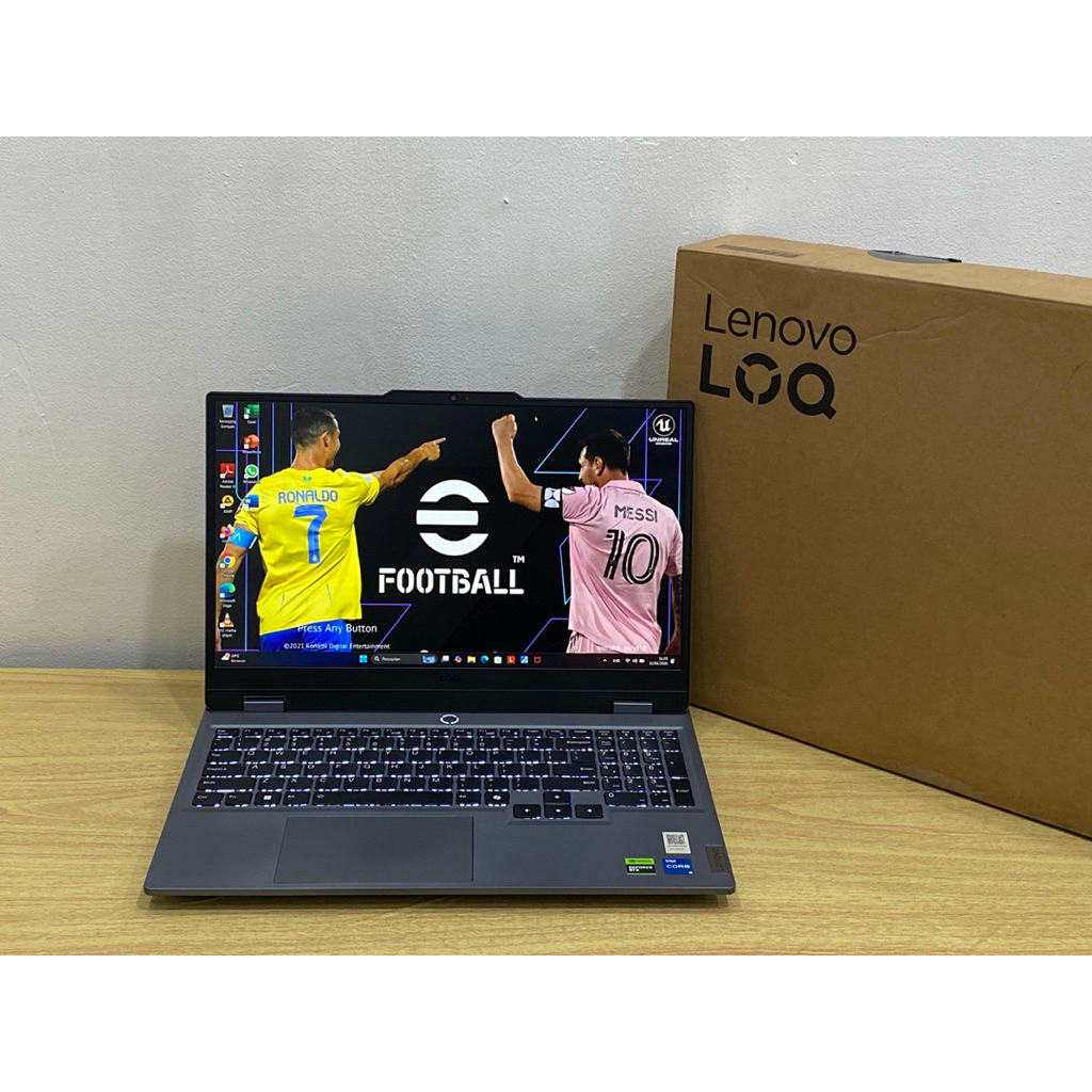 Laptop  Lenovo LOQ Prosesor Core i5-12450HX/Ram 20GB/SSD 512GB NVIDIA GeForce RTX 2050